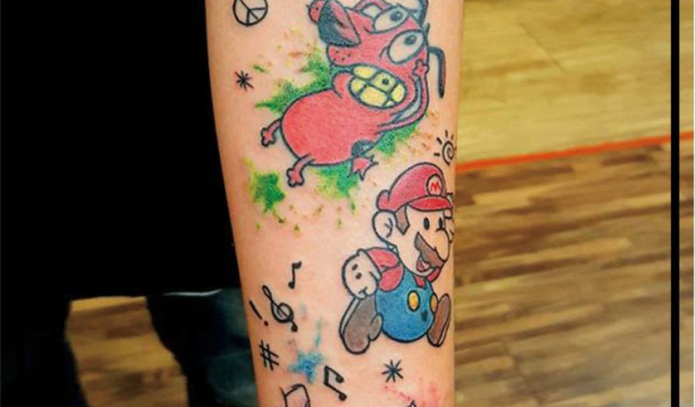 baby yoshi tattoo