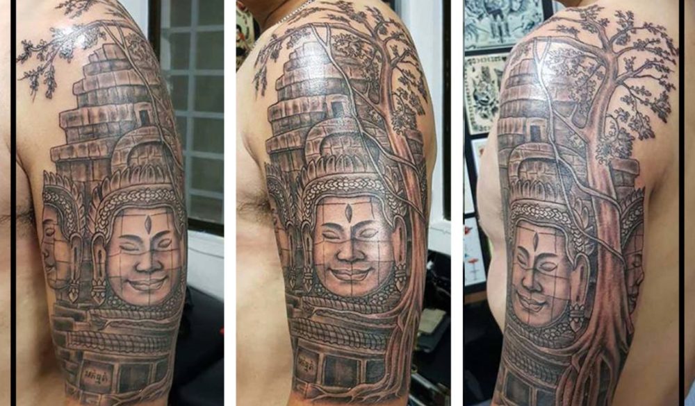 cambodian temple tattoo